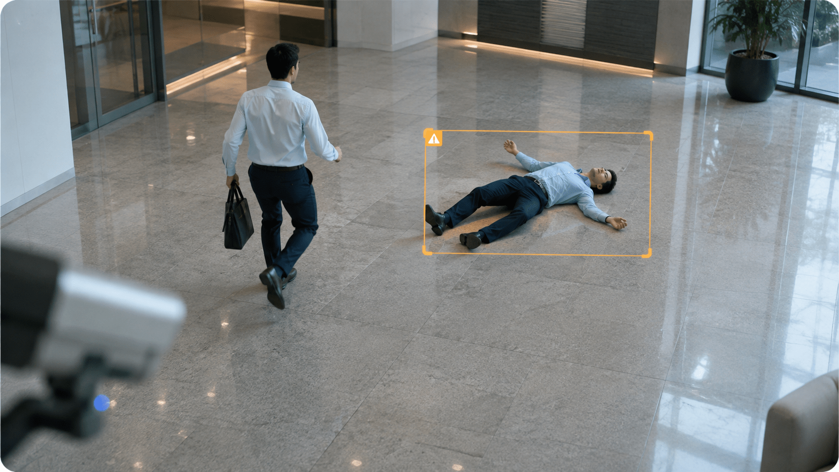 Slip and fall detection